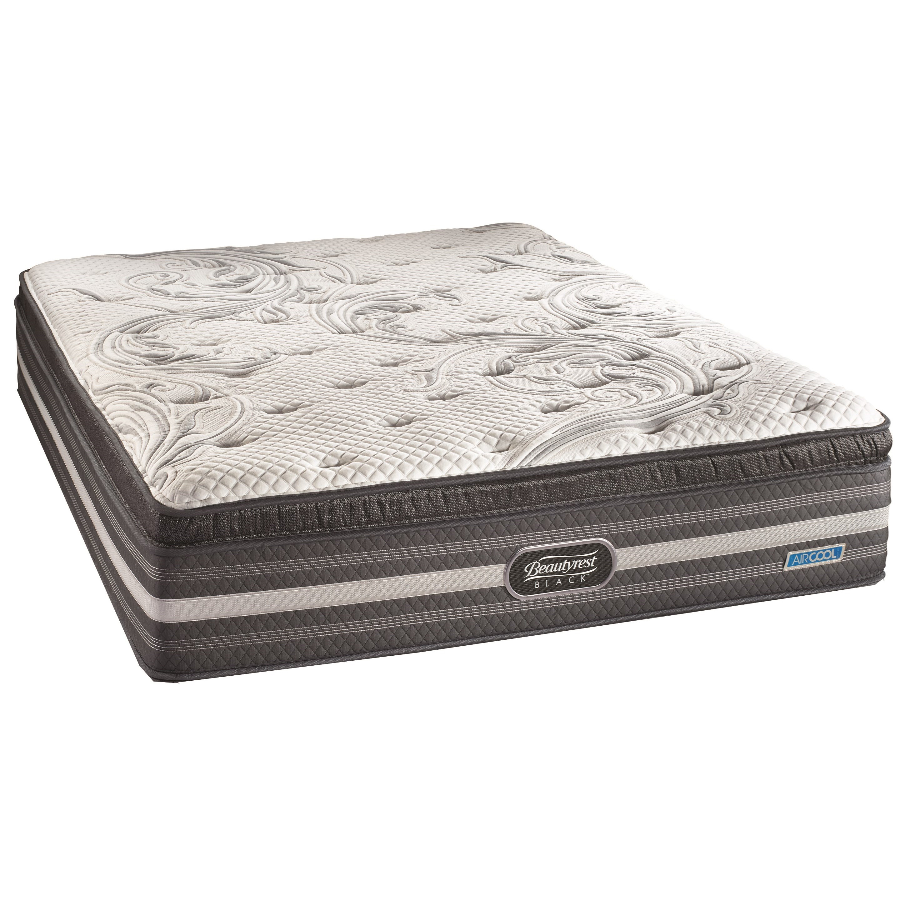 Simmons Beautyrest Black Katarina Queen Plush Comfort Top Pocket Coil Mattress Reid S Furniture Mattresses