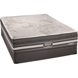 Beautyrest Canada Br Black Hybrid Williams Ct Plush Queen Comfort Top Plush Hybrid Mattress And Triton Foundation Jordan S Home Furnishings Mattress And Box Spring Sets