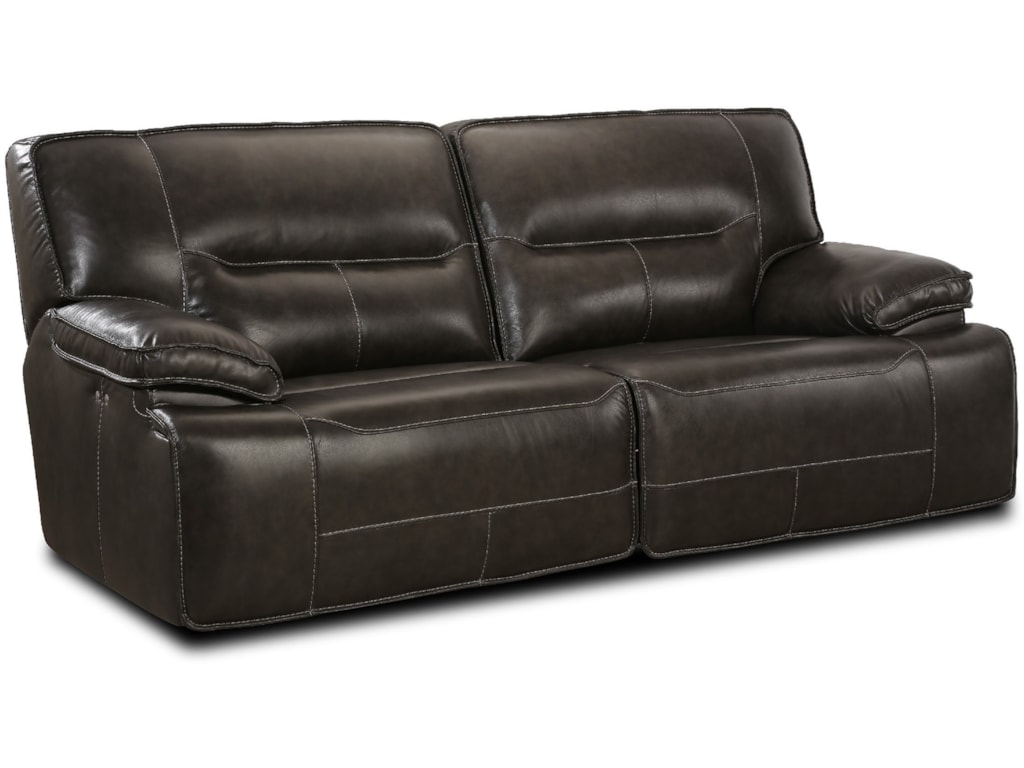 Simon Li Motion Max Leather Match Reclining Sofa