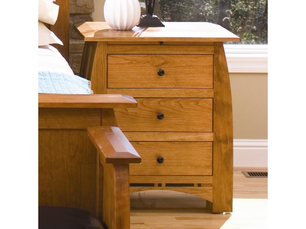 Simply Amish AspenBedside Chest