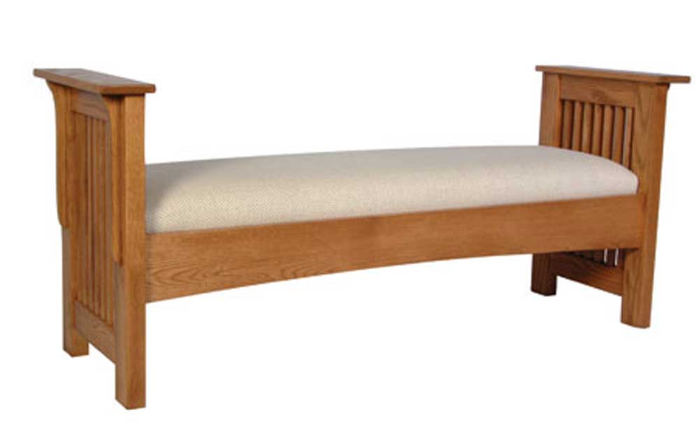 Simply Amish Prairie Mission Prairie Mission Santa Fe Bench Dunk