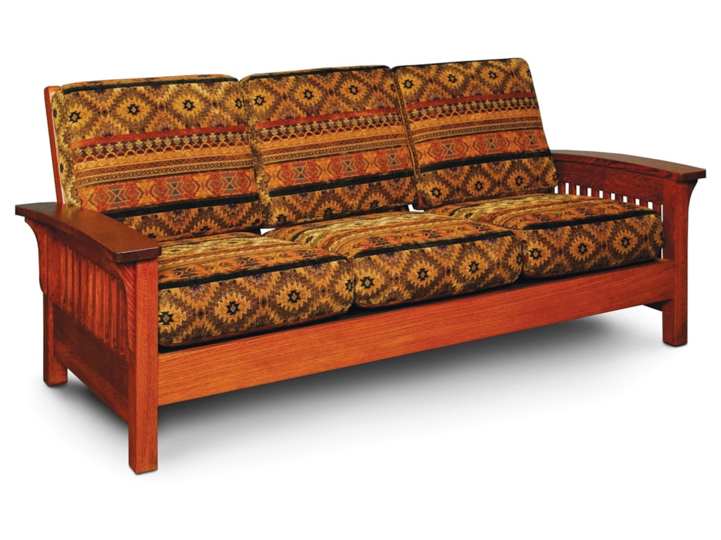Grand Rapids Sofa With Solid Wood Frame By Simply Amish At Becker Furniture World