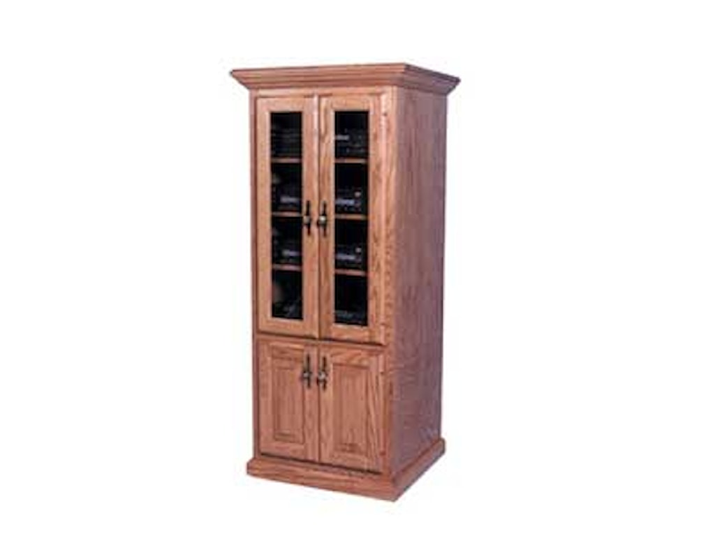 Simply Amish Classic Classic Component Cabinet Mueller Furniture
