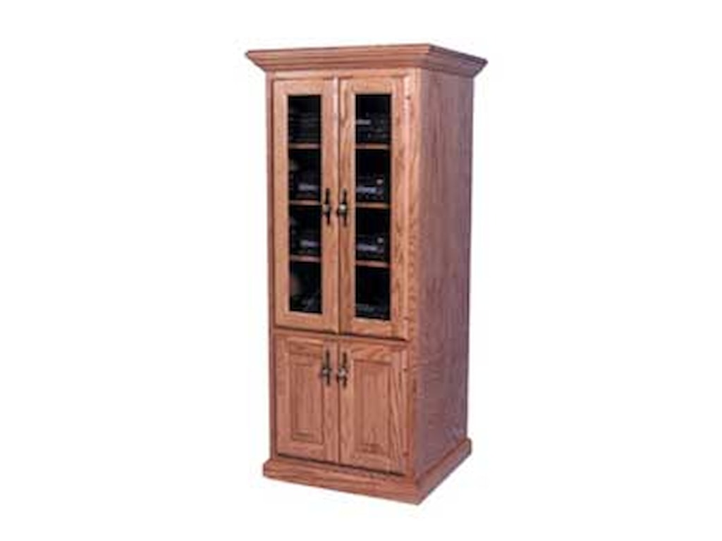 Simply Amish Classic Classic Component Cabinet Mueller Furniture