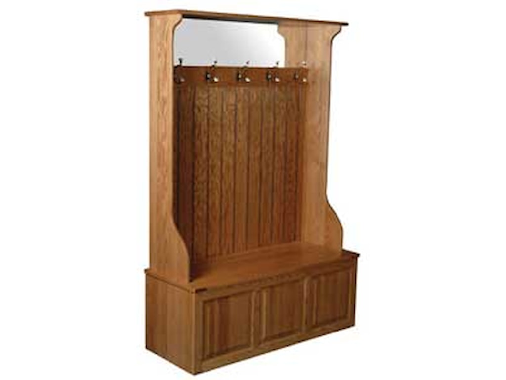 Simply Amish Clic Kahb48r W Hall Bench Becker Furniture Simply Amish Clic Kahb48r W Hall Bench Becker Furniture