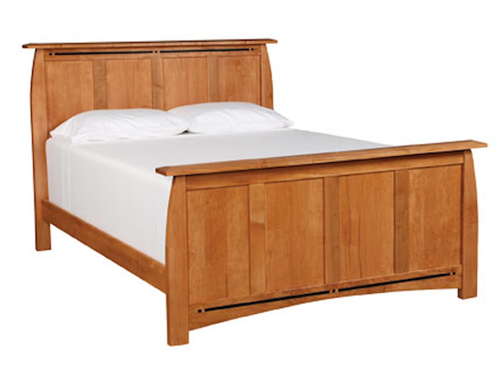 Simply Amish Aspen Sbasp 05b3 Queen Panel Bed Dunk Bright Simply Amish Aspenqueen Panel Bed