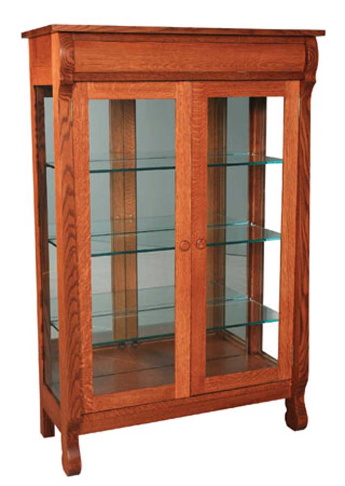Simply Amish Empire Empire Display Cabinet Mueller Furniture