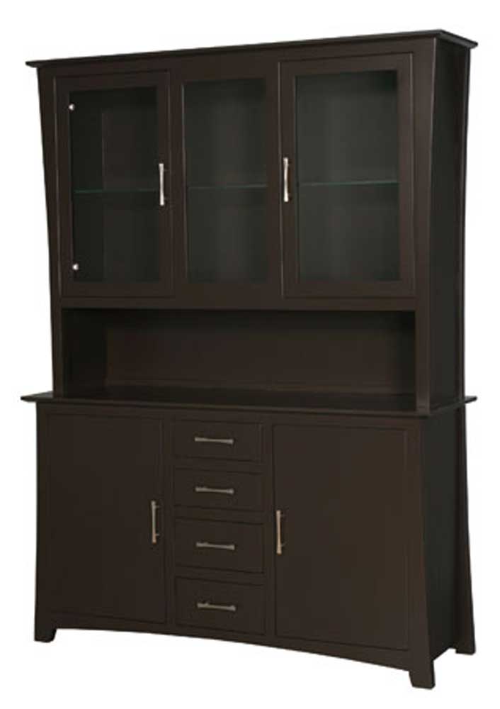 Simply Amish Loft Buffet And China Hutch Becker Furniture World