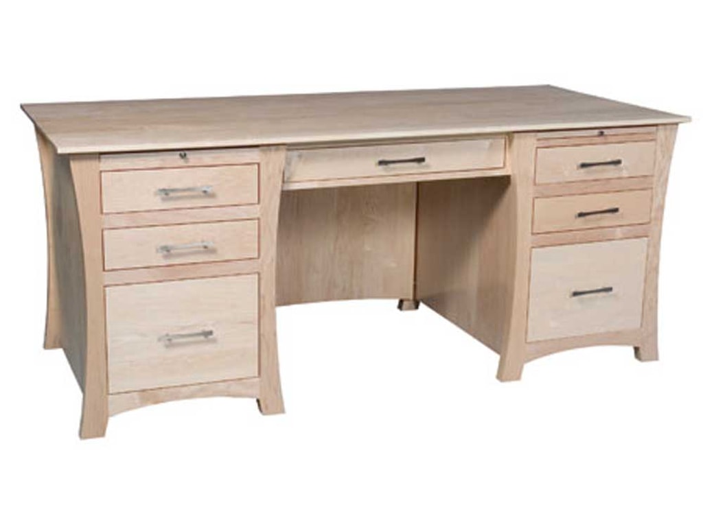 Simply Amish Loft Loft Executive Desk Becker Furniture World