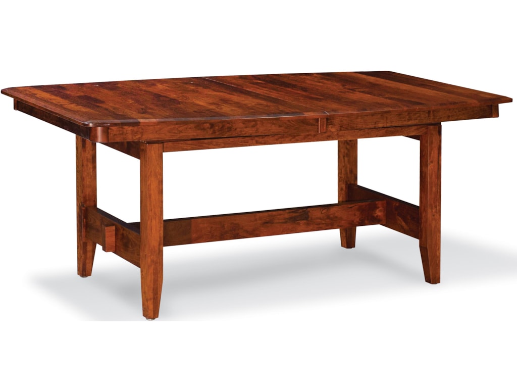 Simply Amish Shenandoah Xk26 Etshs H07f16e Trestle Table With 4 Simply Amish Shenandoahtrestle Table
