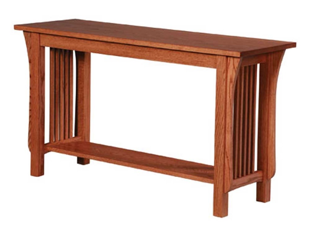 Simply Amish Prairie Mission Sofa Table Becker Simply Amish Prairie Missionsofa Table