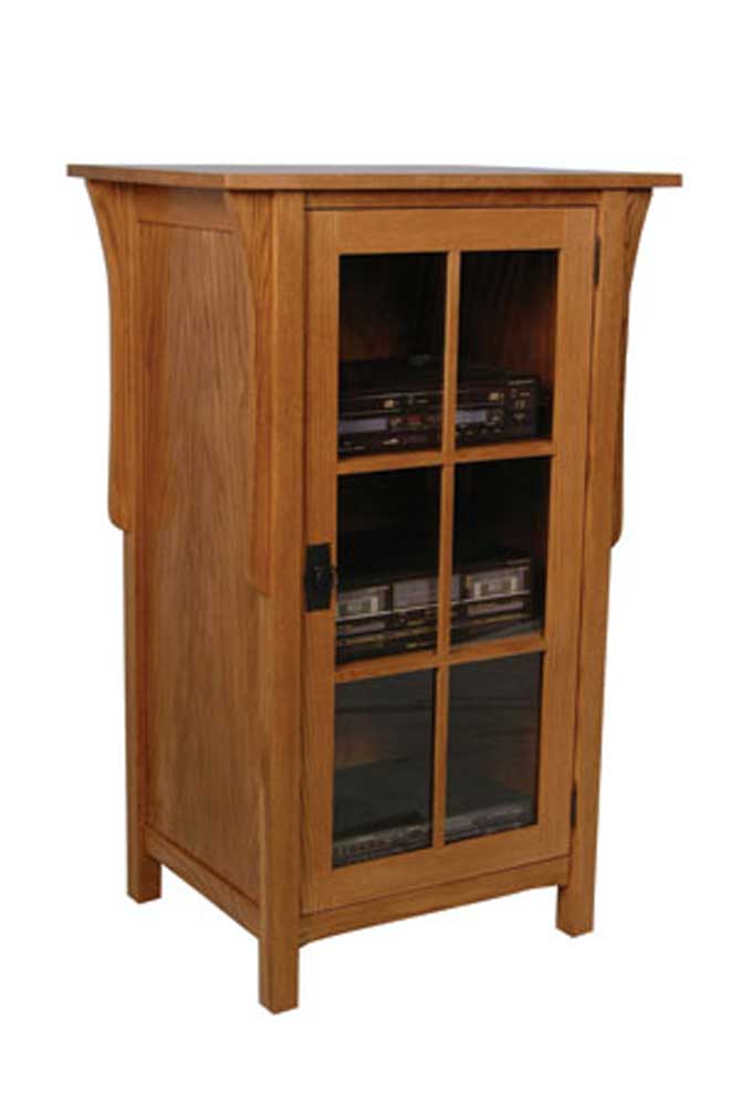 Simply Amish Prairie Mission Prairie Mission Audio Cabinet Dunk