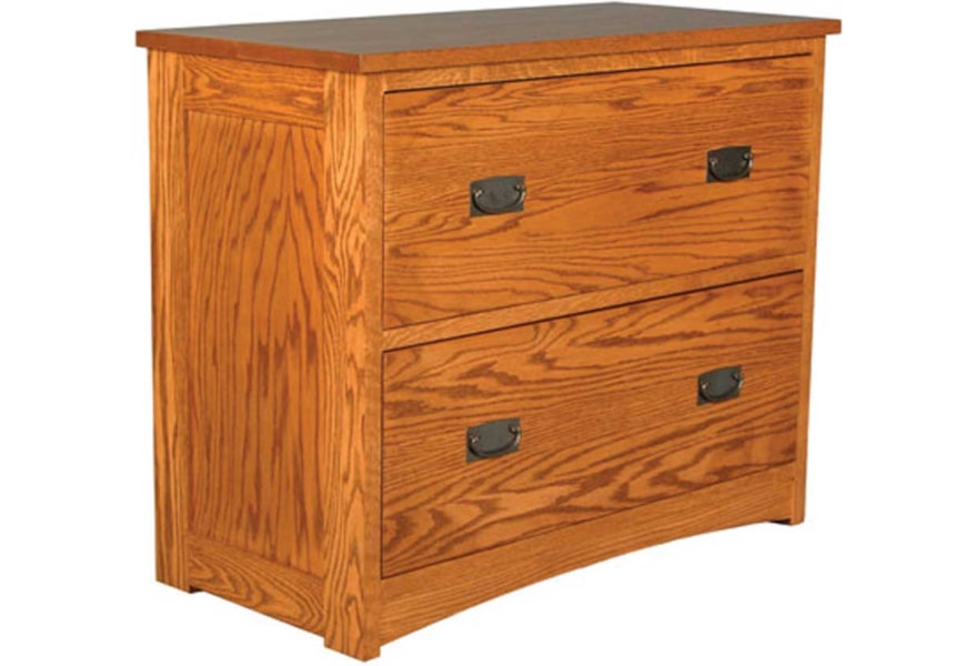 Simply Amish Prairie Mission Prairie Mission Lateral File Cabinet
