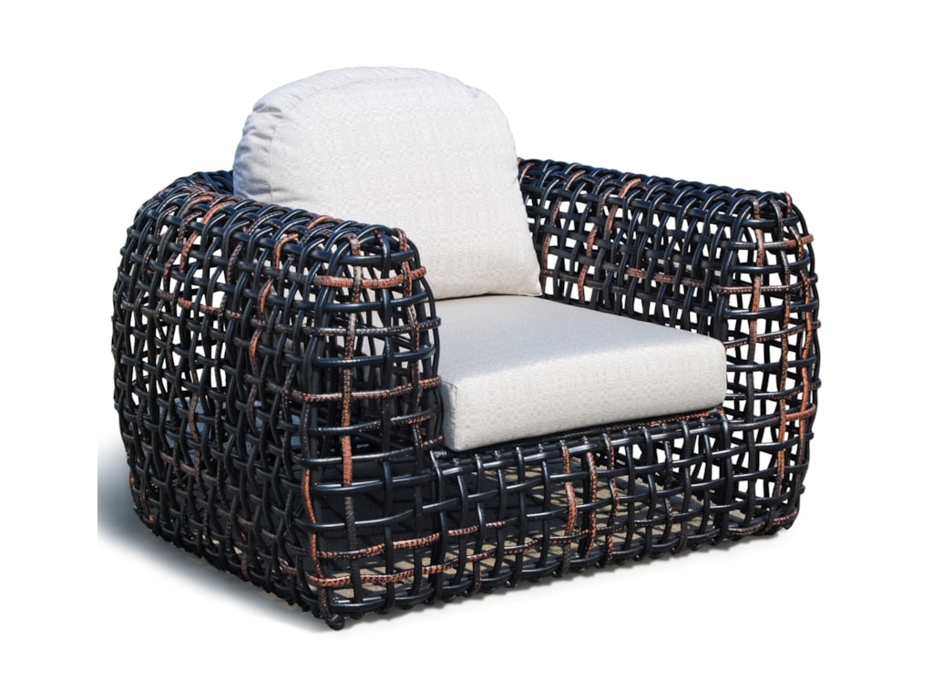 Skyline Design Dynasty Outdoor Armchair With Open Weave