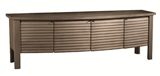 Sligh Studio Designs 9726 1 Ap Lumina 84 Media Console With Smarteye Sensor In Antique Pewter Baer S Furniture Tv Stands