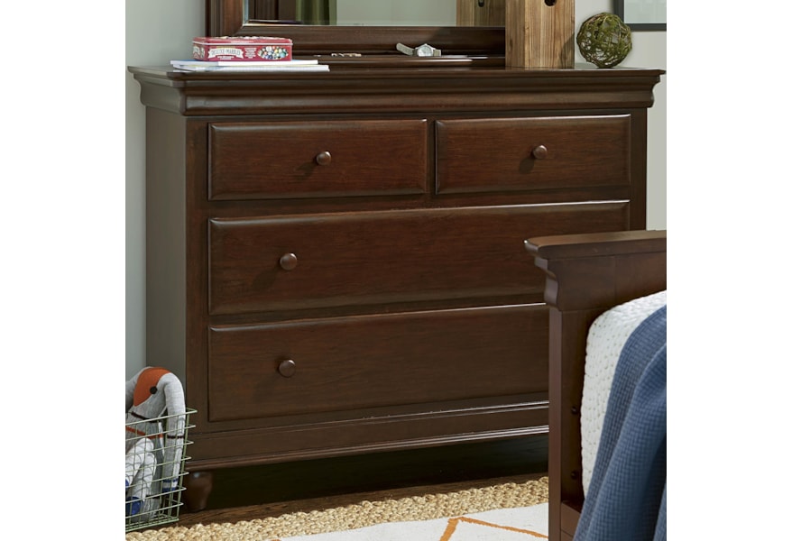Smartstuff Classics 4 0 1312001 4 Drawer Single Dresser With