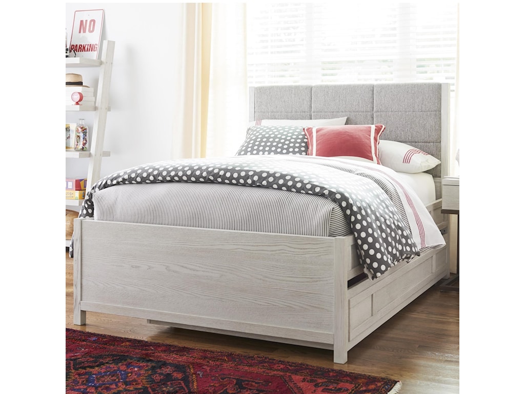 Smartstuff Modern Spirit Contemporary Full Size Trundle Bed with 