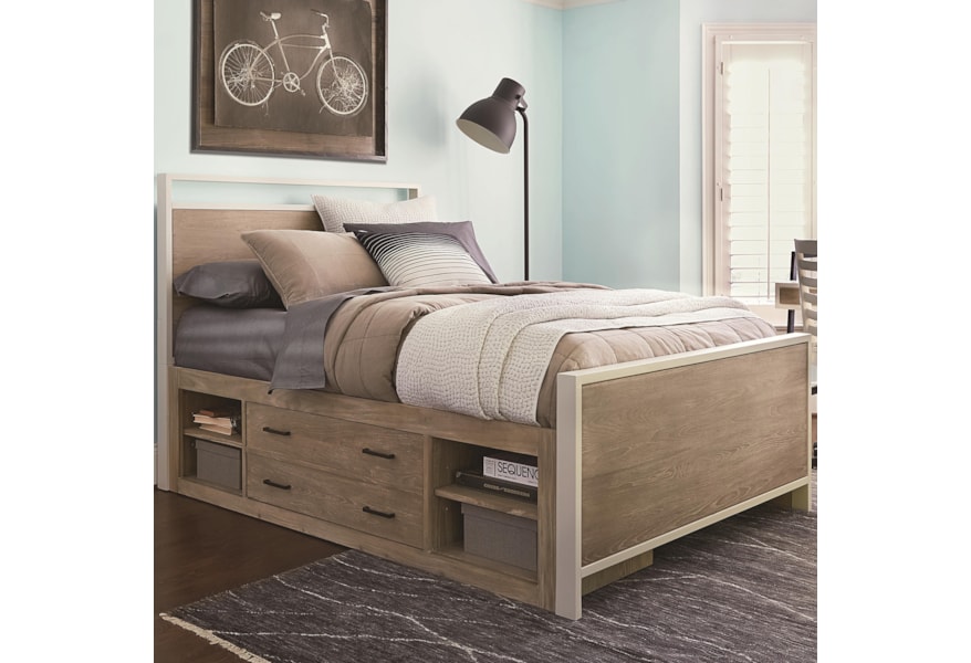 Smartstuff Myroom Twin Storage Bed Homeworld Furniture Panel Beds Smartstuff Myroom Twin Storage Bed