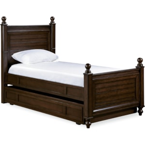 Smartstuff Paula Deen Guys Twin Guy S Reading Low Post Bed With Trundle Sprintz Furniture Panel Beds