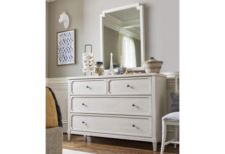 Smartstuff Serendipity 4 Drawer Dresser And Mirror Combo Esprit