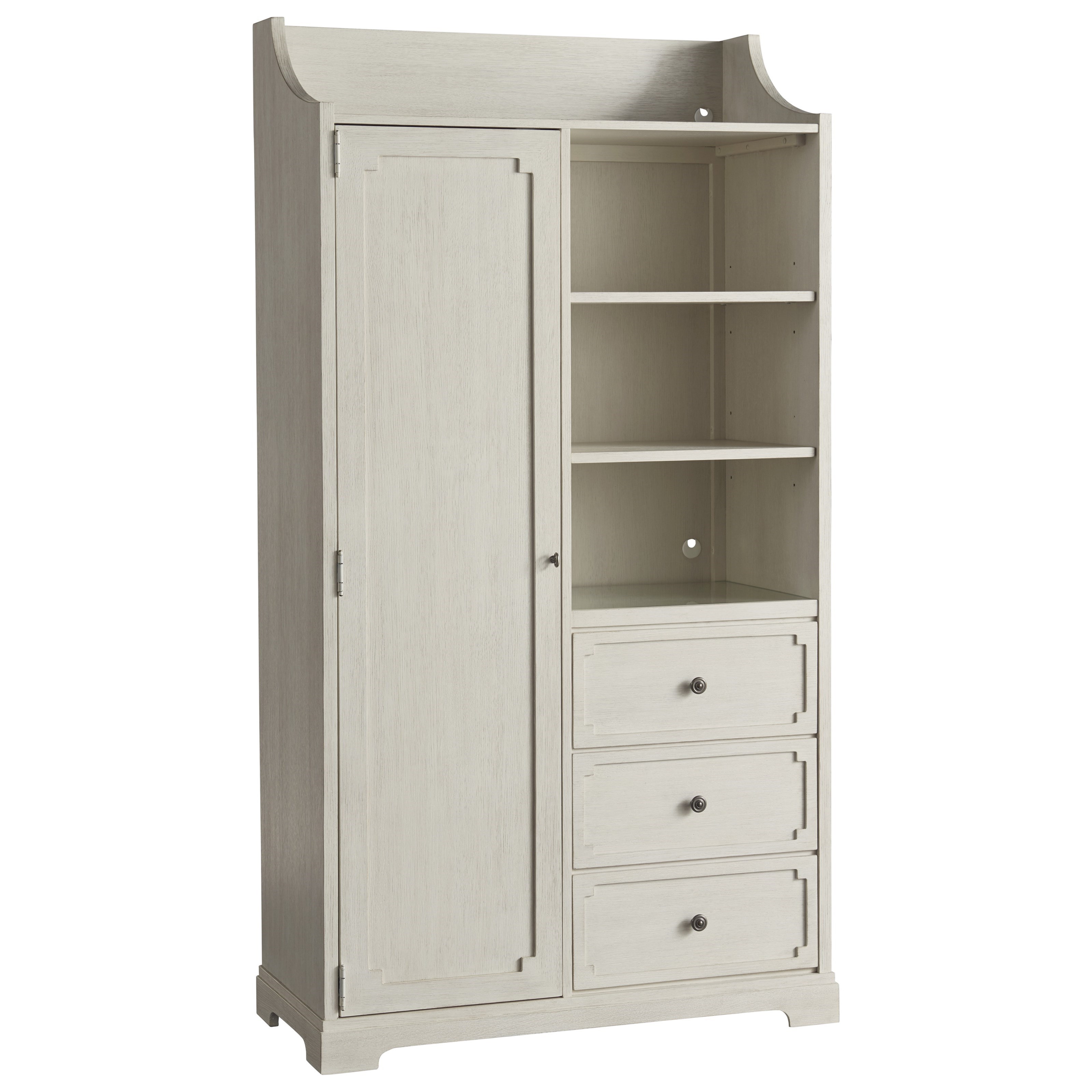 Smartstuff Serendipity Armoire With Adjustable Shelving Belfort Furniture Armoires