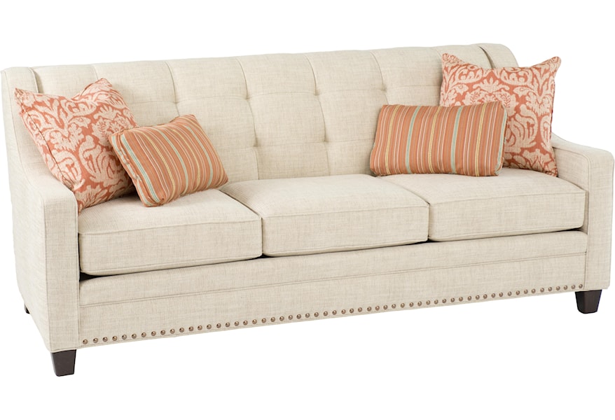 Smith Brothers 203 Transitional Sofa With Tufting Johnny Janosik