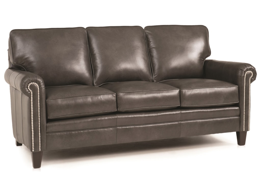 Smith Brothers 234 234l 11 Traditional Mid Size Sofa With Rolled Smith Brothers 234mid Size Sofa