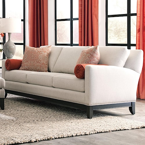 Smith Brothers 238 Transitional Sofa With Nailhead Trimmed Base Rail Smith Brothers 238 Transitional Sofa With Nailhead Trimmed Base Rail