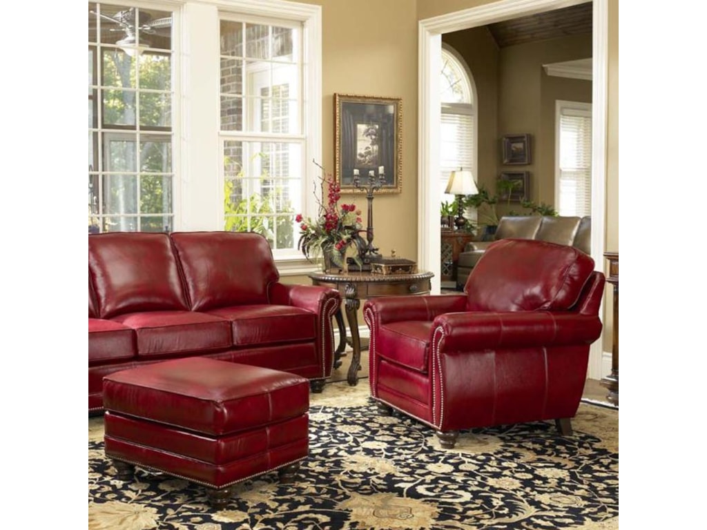 Smith Brothers 302Chair & Ottoman