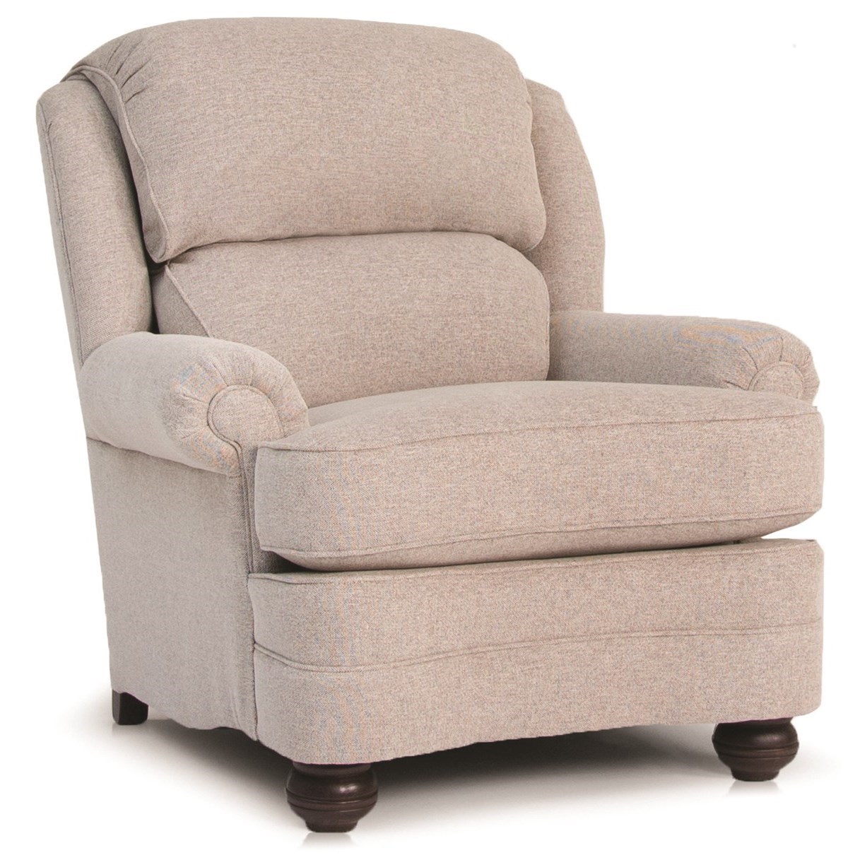 Smith Brothers 311 Upholstered Leather Chair Westrich Furniture