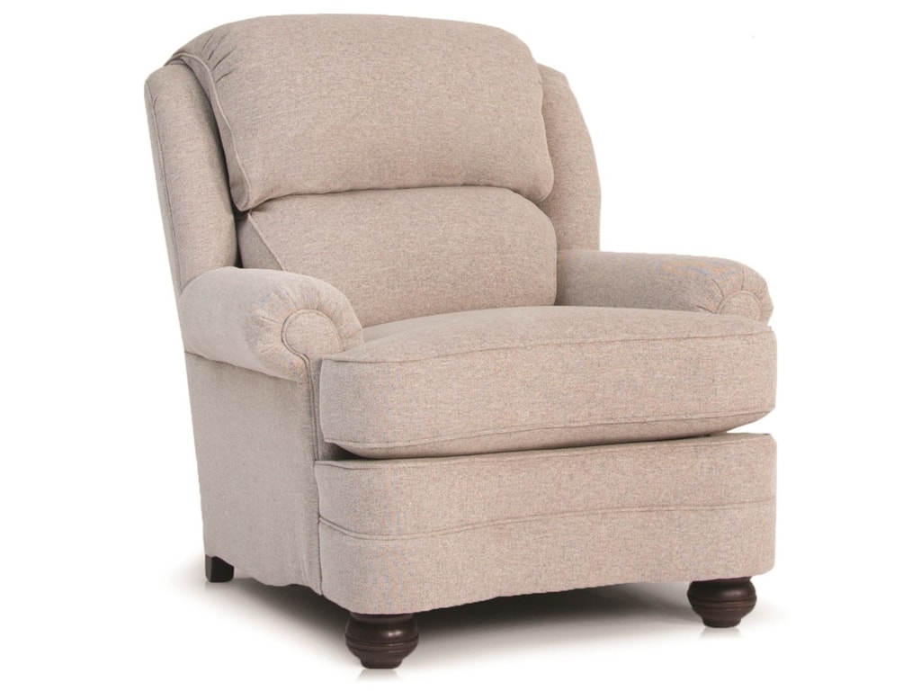 Smith Brothers 311 Upholstered Leather Chair Westrich Furniture