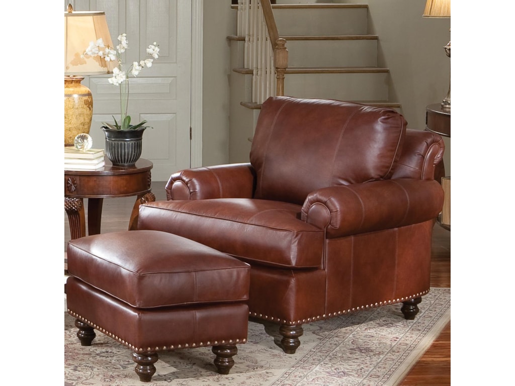 Smith Brothers 324Chair & Ottoman