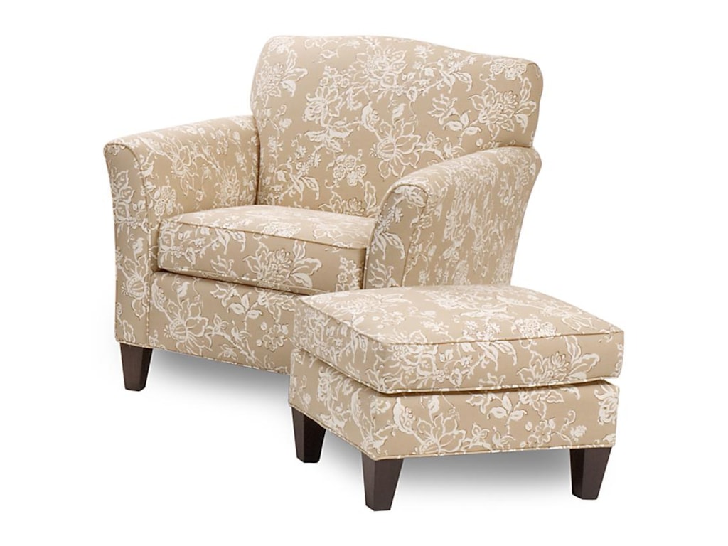 Smith Brothers 378Chair & Ottoman