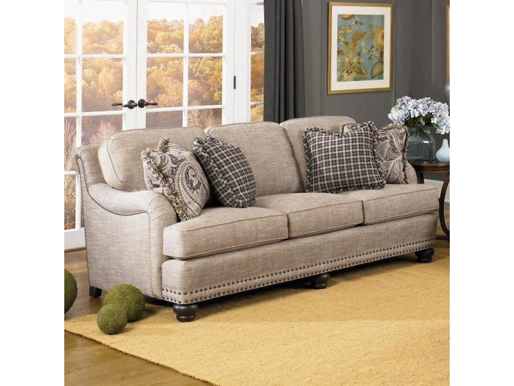 Smith Brothers 388 English Sofa With Rolled Back Arms And Smith Brothers 388sofa