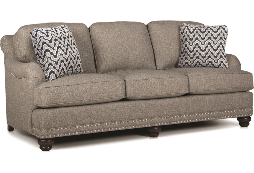 Smith Brothers 388 10 English Sofa With Rolled Back Smith Brothers 388 10 English Sofa