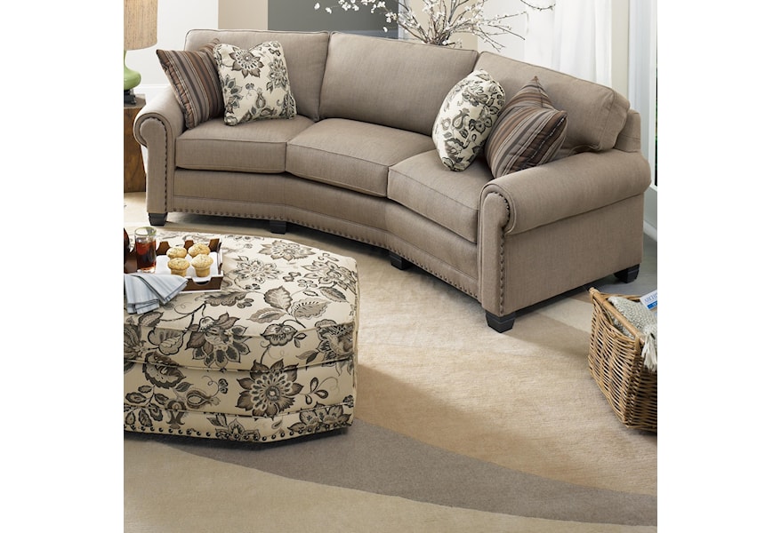Smith Brothers 393 393 12 Traditional Conversation Sofa With