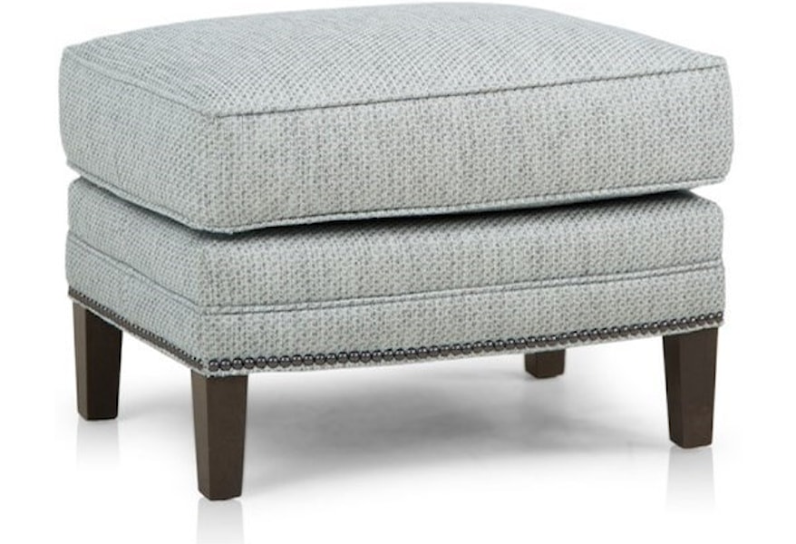 Smith Brothers 517 517 40 Casual Ottoman With Tapered Legs Gill