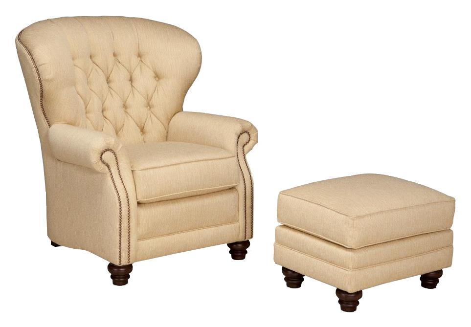 Smith Brothers 522 Motorized Reclining Chair Tufted Seat Back