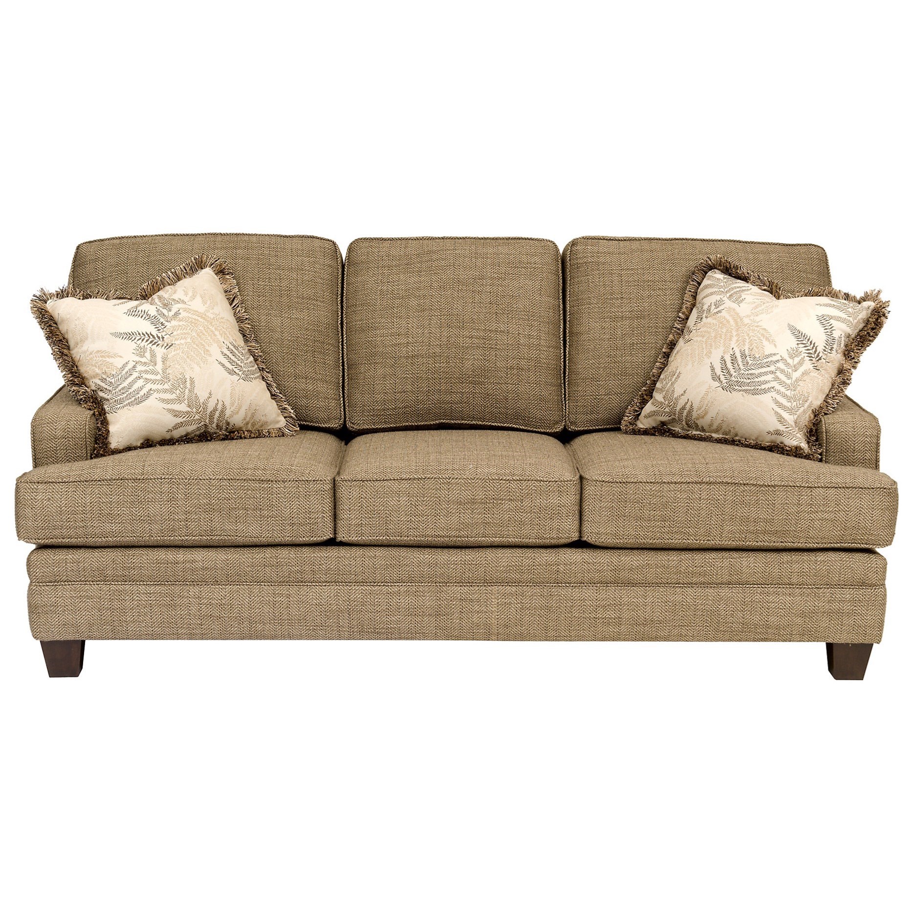 Smith Brothers Build Your Own 5000 Series Customizable Sofa With Track Arms Tapered Legs And Semi Attached Back Westrich Furniture Appliances Sofas