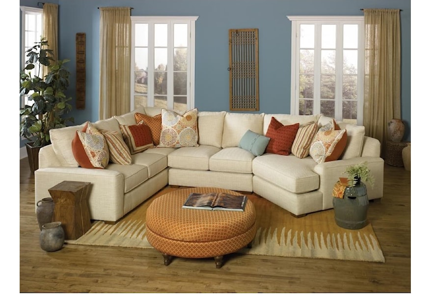 Smith Brothers Build Your Own 8000 Series Casual Sectional Sofa