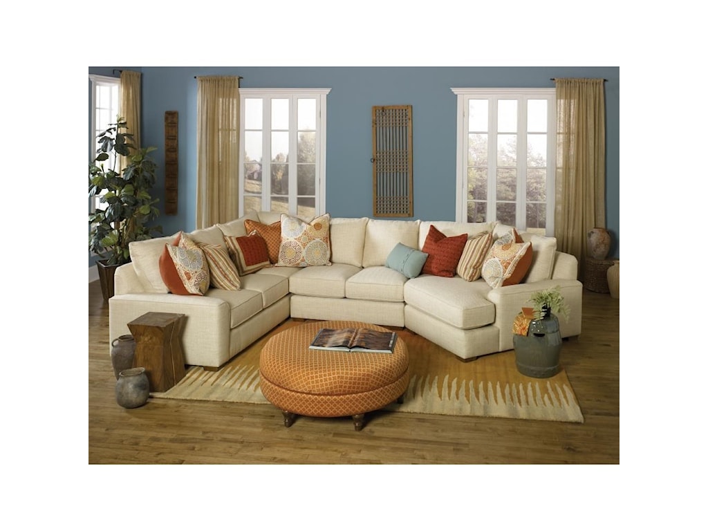 Smith Brothers Build Your Own 8000 Series Casual Sectional Sofa