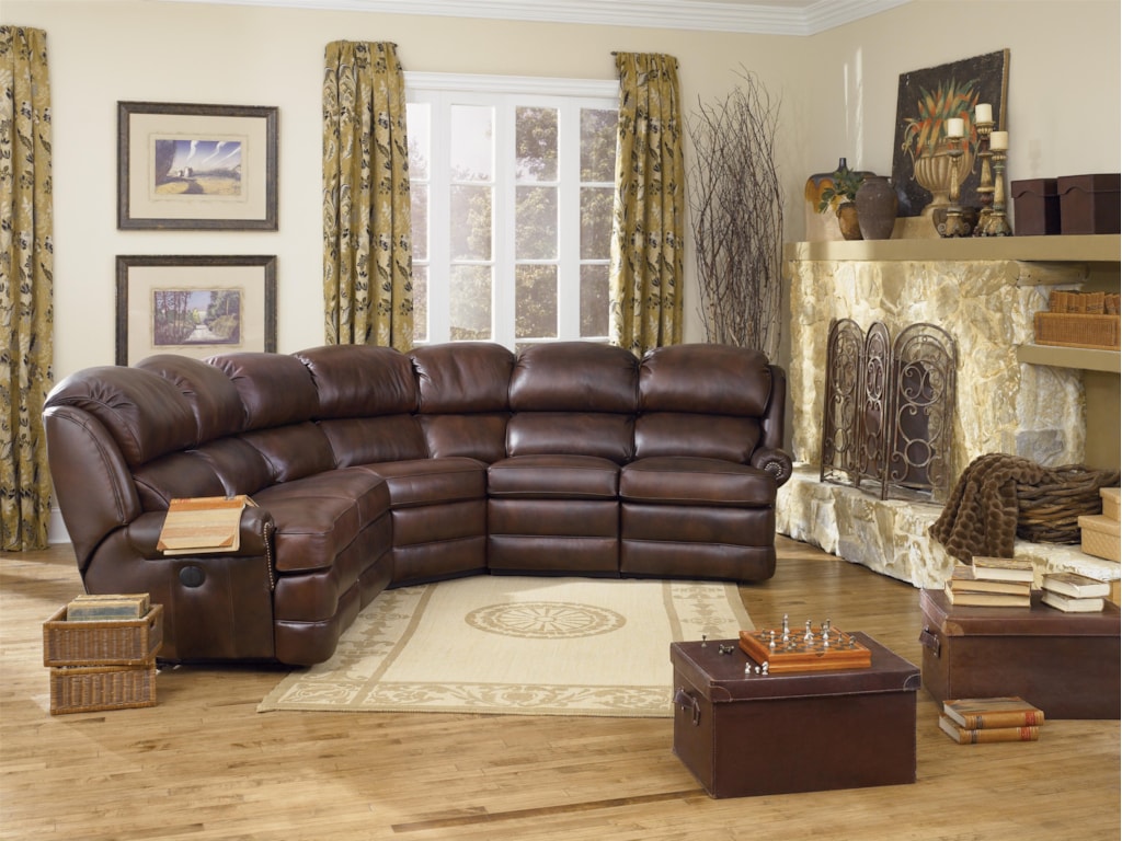 Smith Brothers Smith Brothers Reclining Sectional Sofa