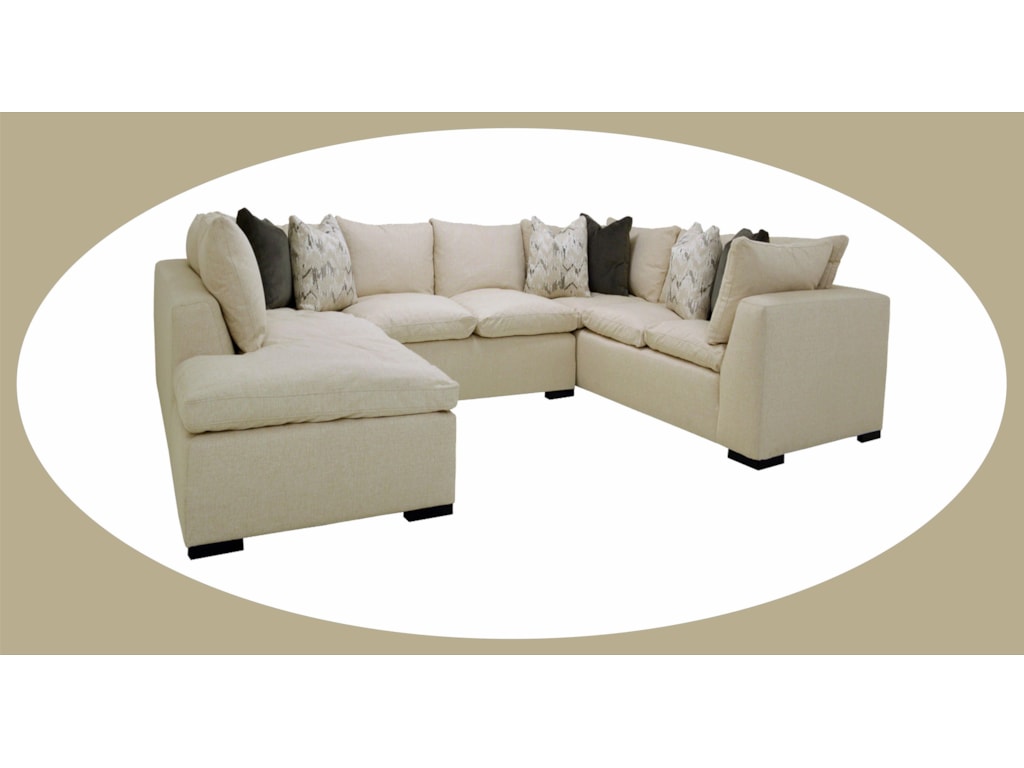 Sofamaster Memphis 3 Pc Sectional With Laf Chaise Reeds Furniture Sectional Sofas