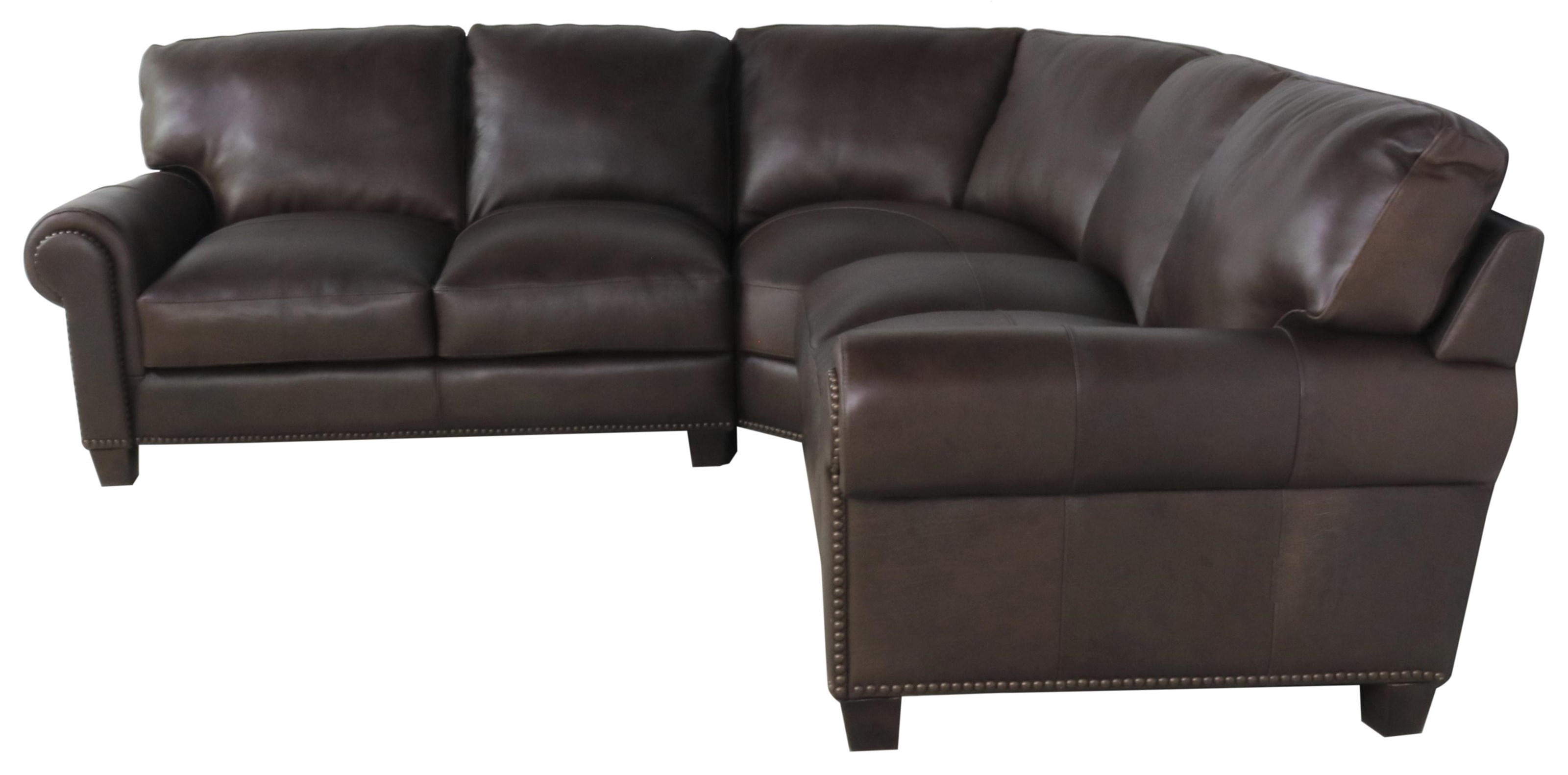 Giovanni Leather Gio Collection Italian Leather Sectional Also Available As A Larger 4 Piece Sectional Sprintz Furniture Sectional Sofas