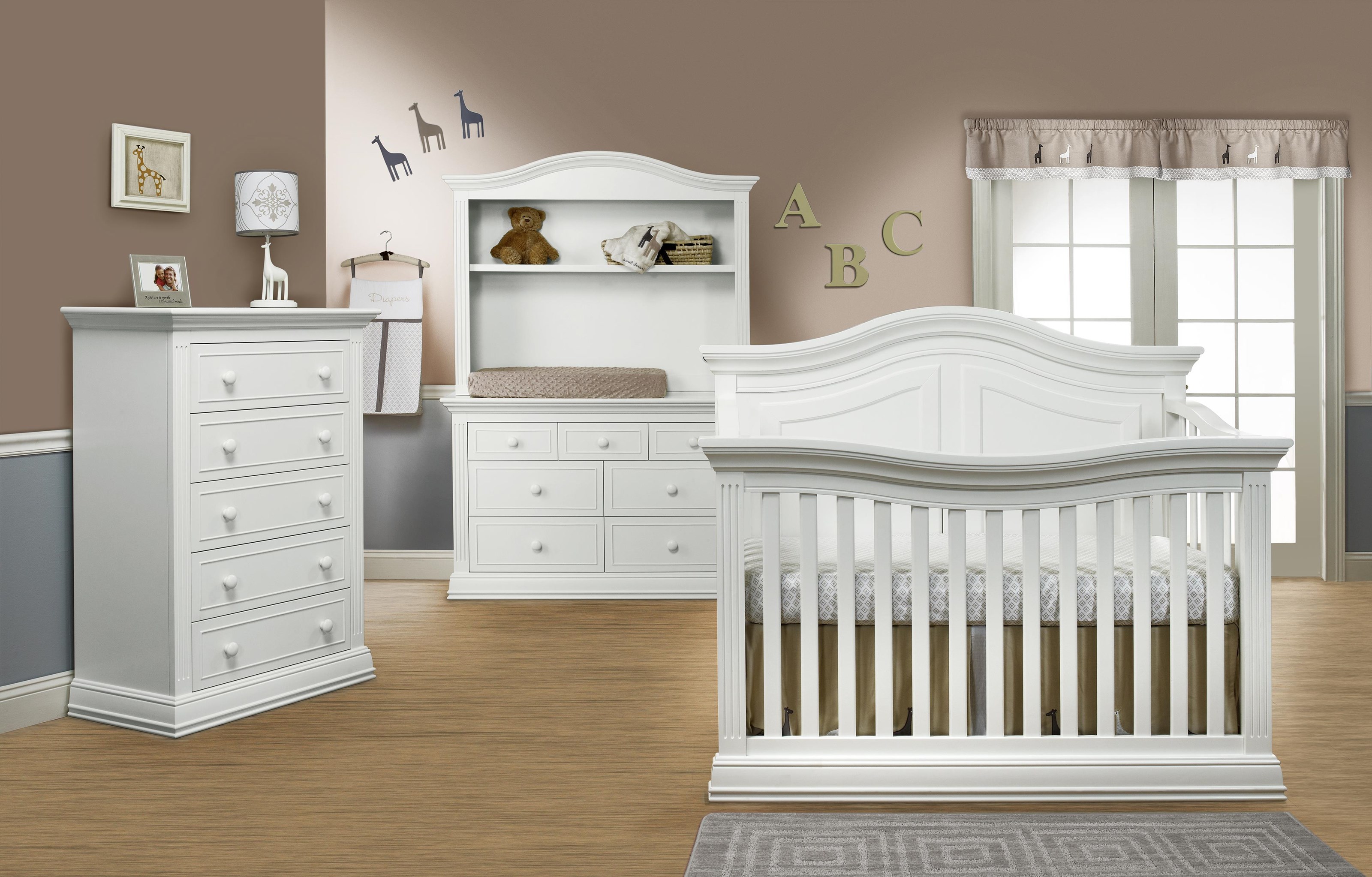 Sorelle Furniture Providence White Providence 4-in-1 Crib ...