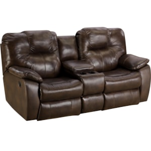 Southern Motion Avalon Power Reclining Sofa With Console H L Stephens Reclining Sofas
