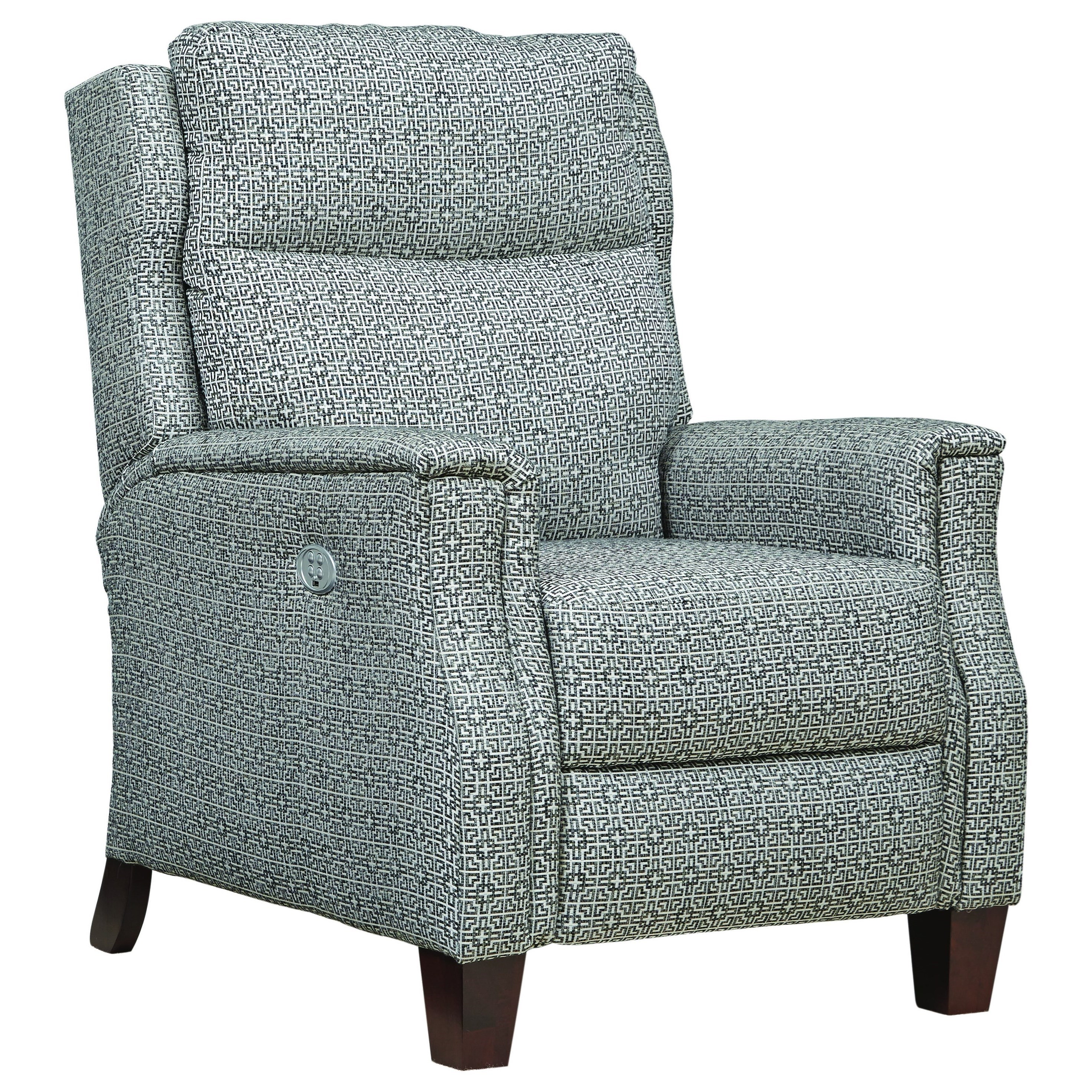 Southern Motion Bowie Transitional Power Headrest High Leg Recliner