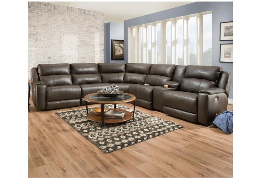 Belfort Motion Jax Reclining Sectional With Cupholders Belfort Furniture Theater Seating