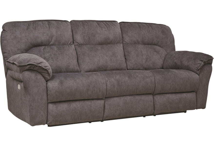 Southern Motion Full Ride Casual Power Headrest Reclining Sofa With Socozi Massage Rooms And Rest Reclining Sofas