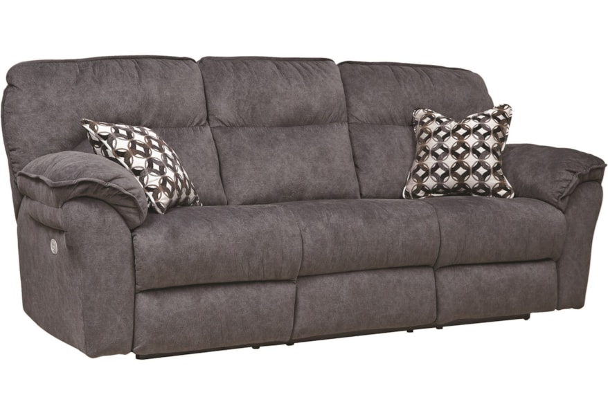 Southern Motion Full Ride Casual Headrest Reclining Sofa Headrest Reclining Sofa